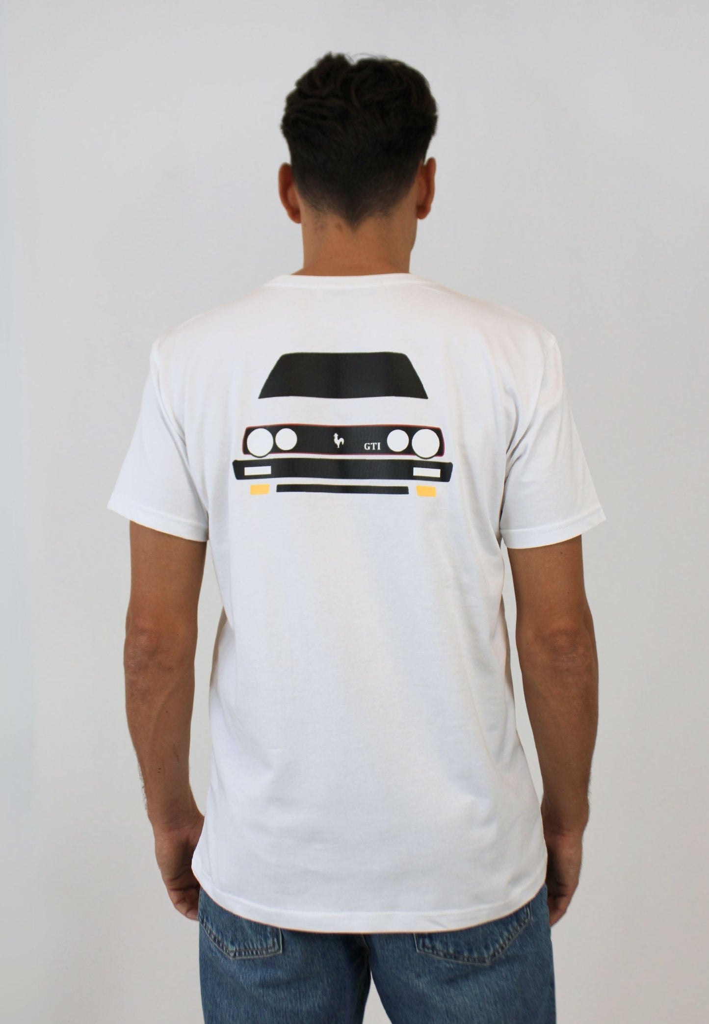 Camiseta blanca MK2 de manga corta