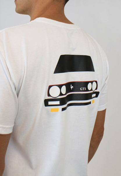 Camiseta blanca MK2 de manga corta