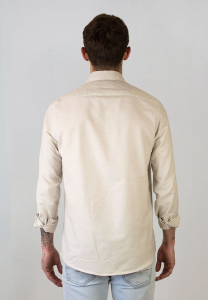 Chemise Oxford délavée bleu clair