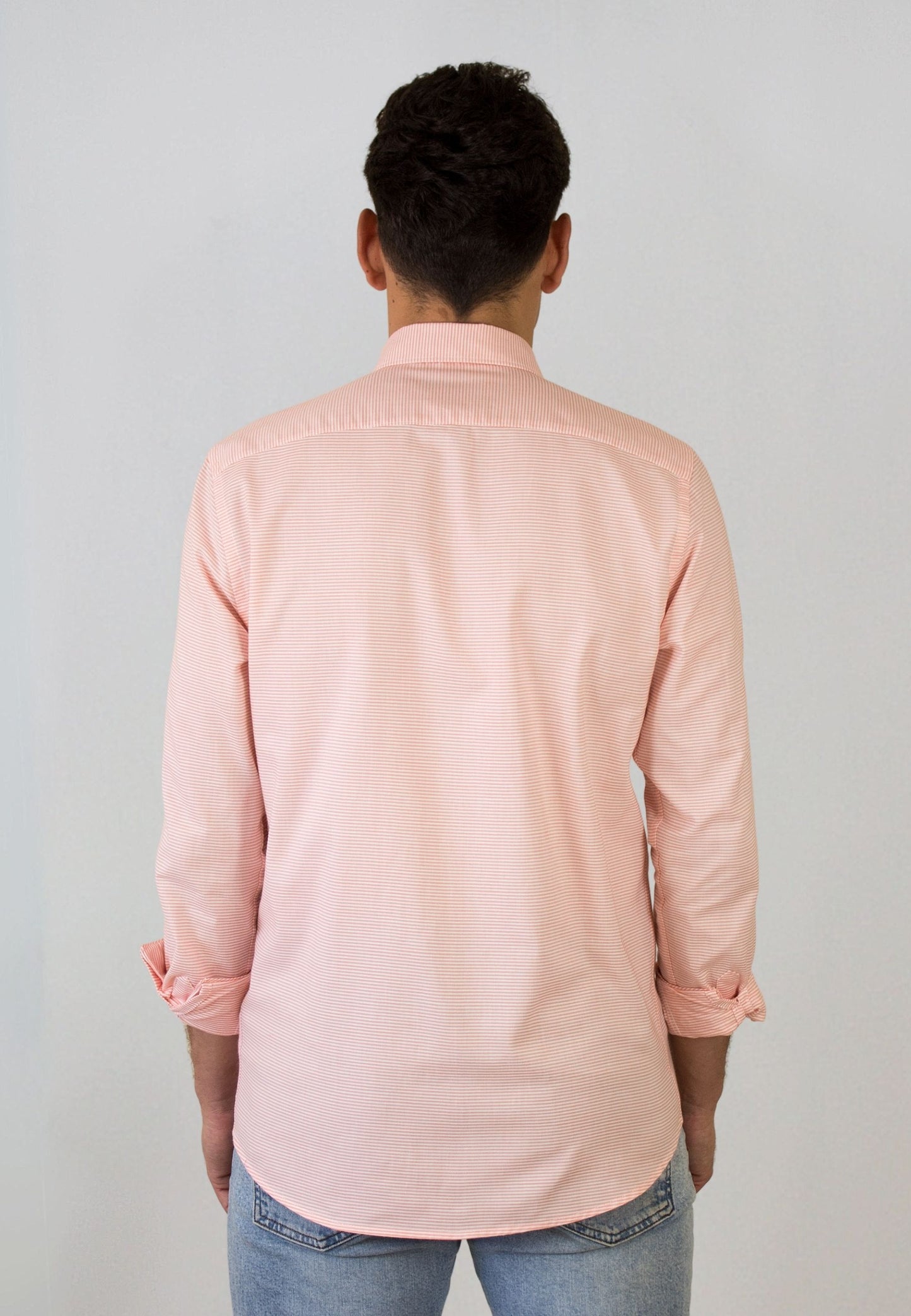 Chemise Oxford délavée bleu clair