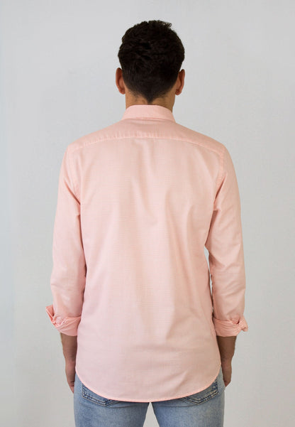 Chemise Oxford délavée bleu clair