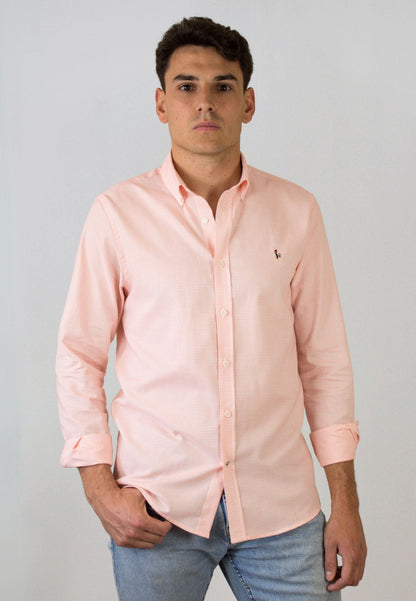 Chemise Oxford délavée bleu clair