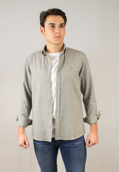 Chemise Oxford à rayures roses