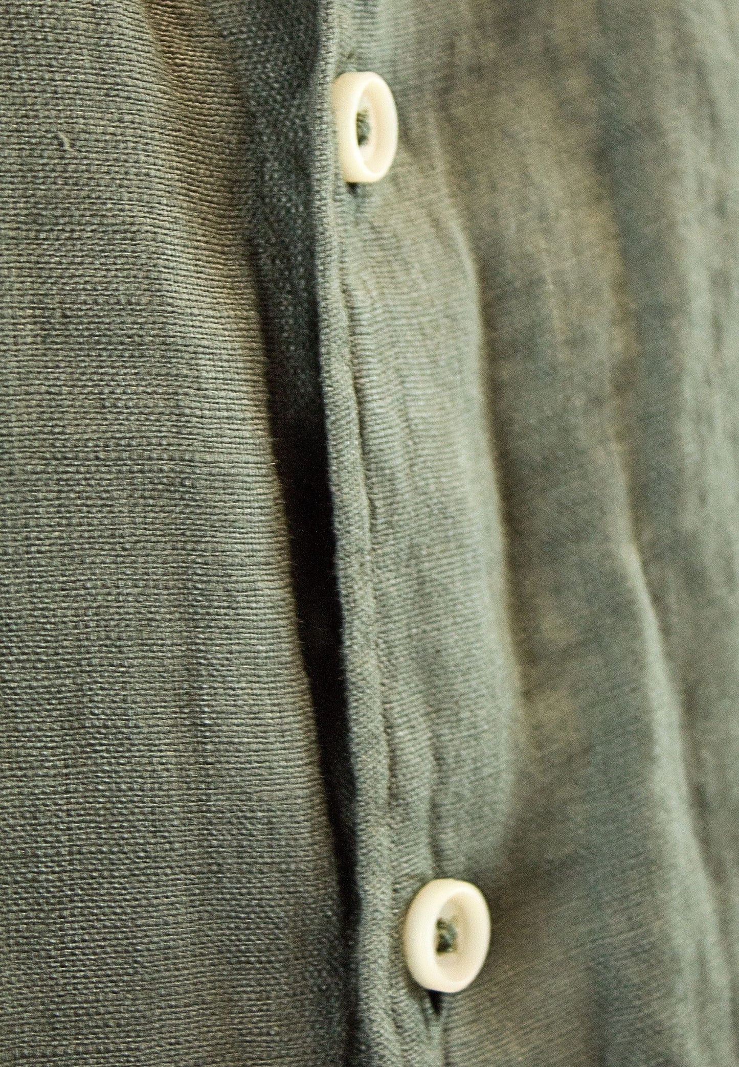 Camisa de lino kaki italiano