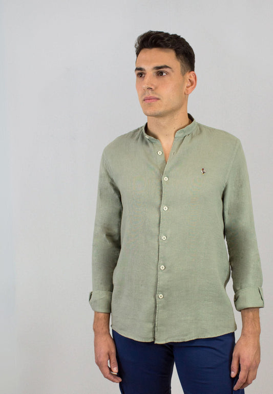 Pink gingham shirt