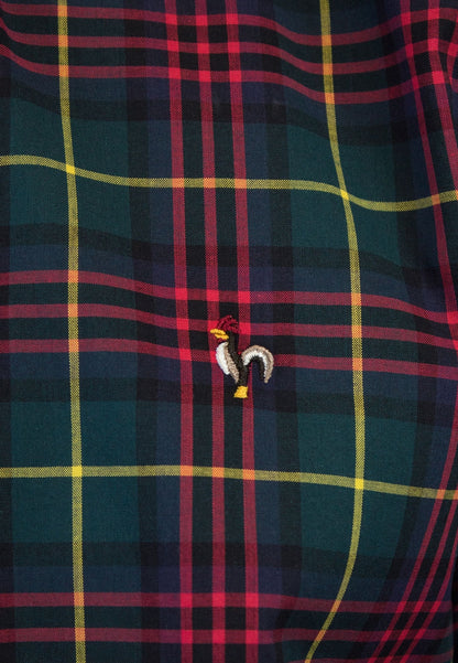 Camisa de cuadros popelín