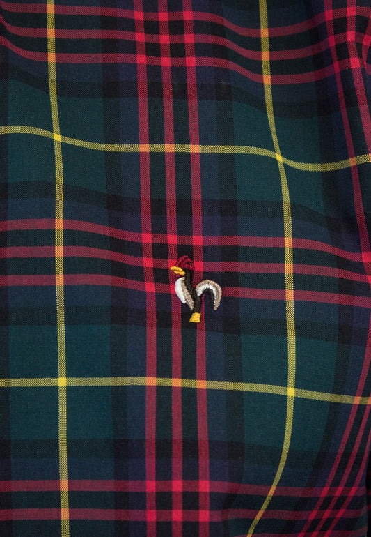 Camisa de cuadros popelín