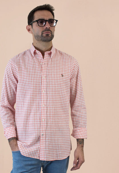 Light blue gingham shirt
