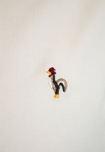 Camisa de micro pana crudo