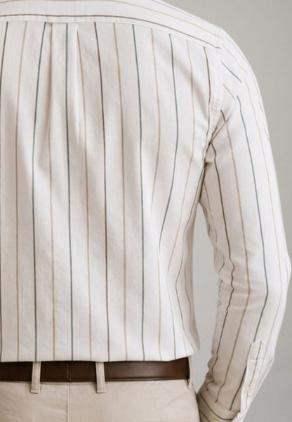 Chemise Oxford délavée bleu clair