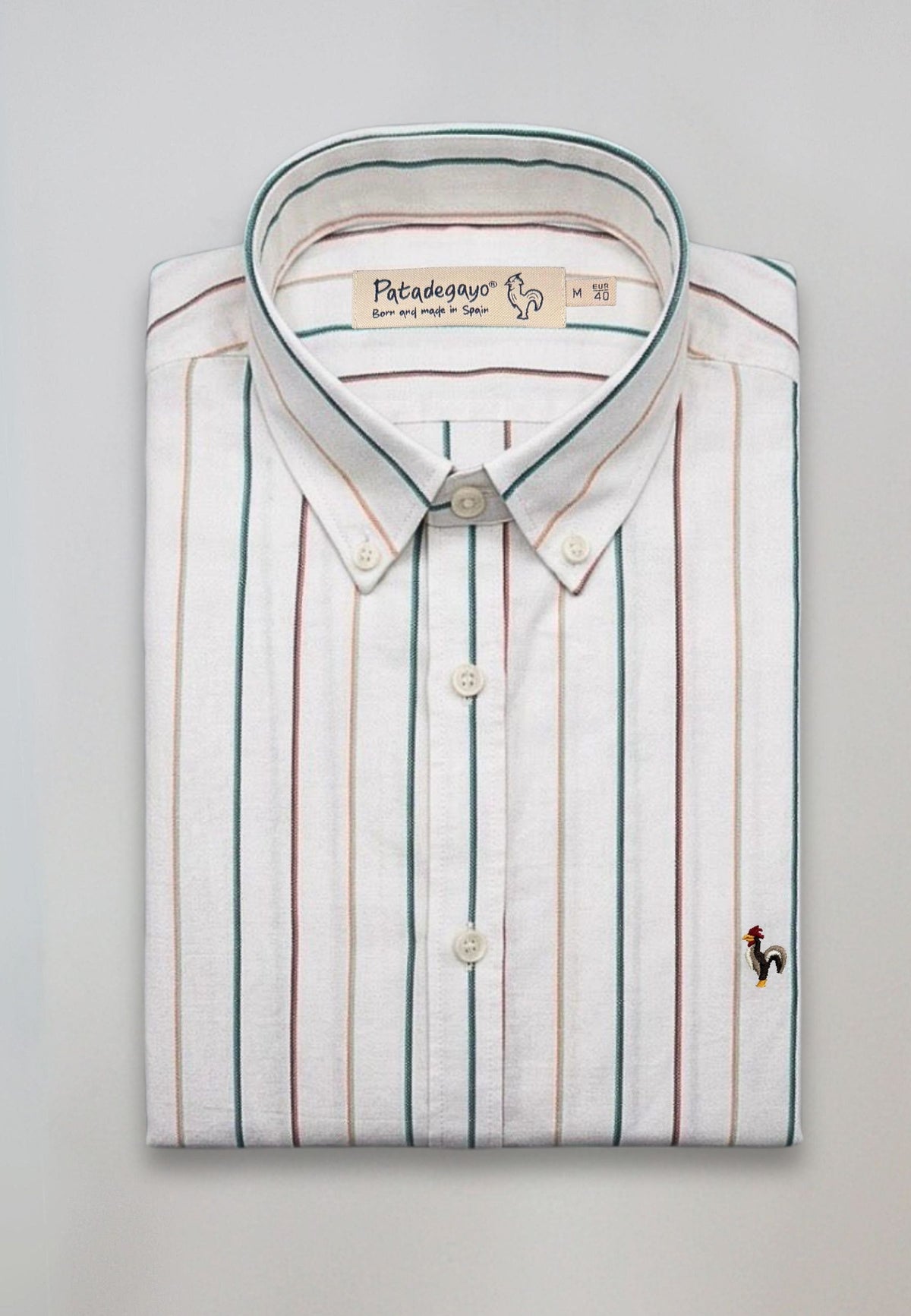 Chemise Oxford délavée bleu clair