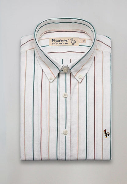 Chemise Oxford délavée bleu clair