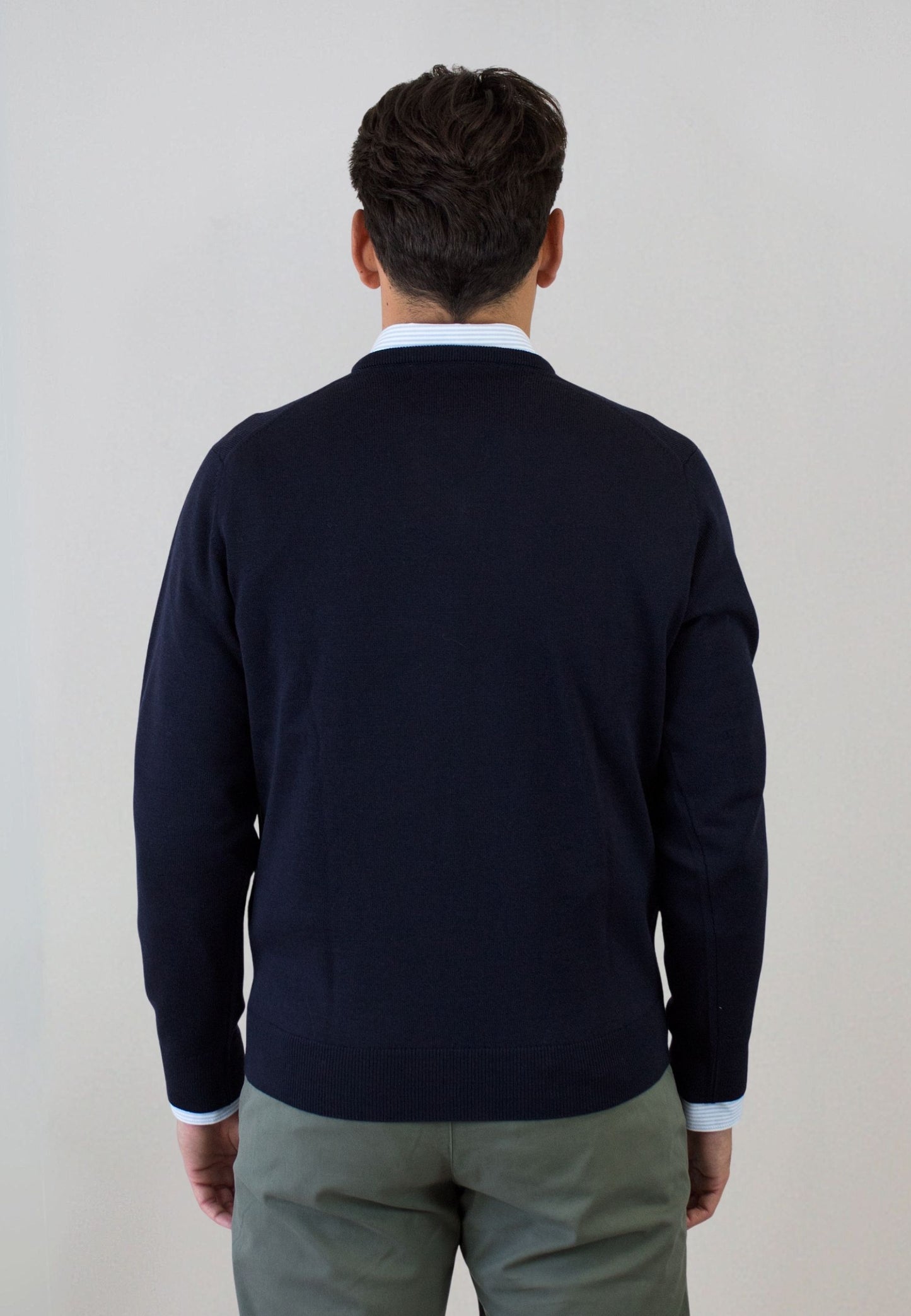 Jersey de pico marino con lana