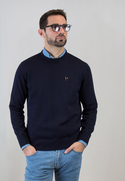Jersey marino con lana