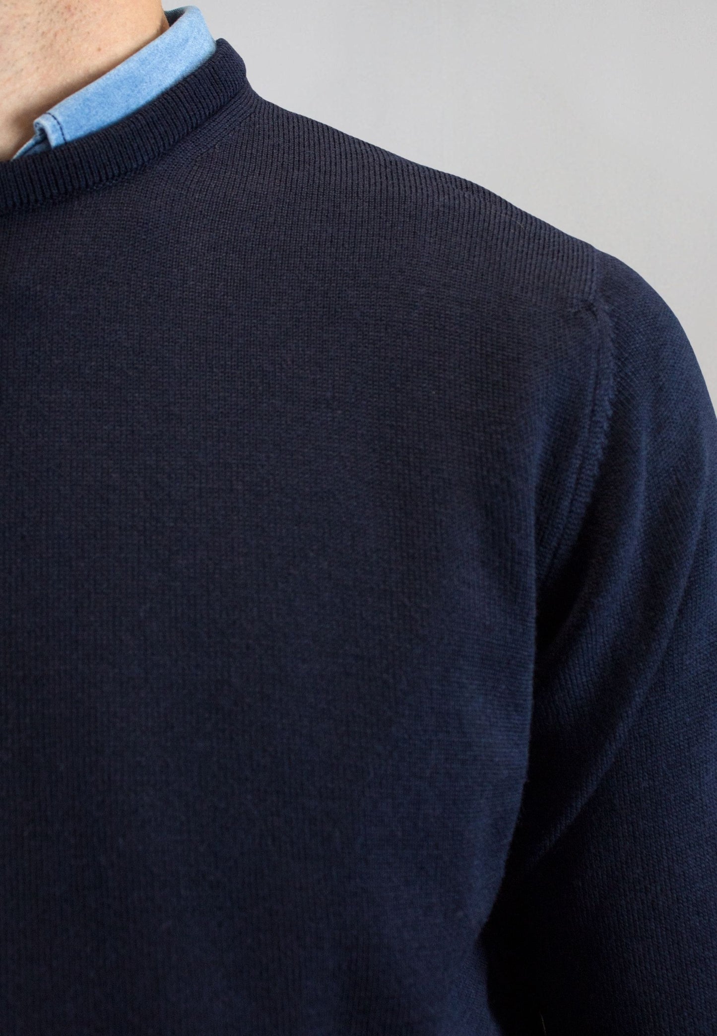 Jersey marino con lana