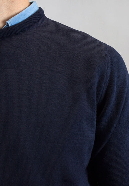 Jersey marino con lana