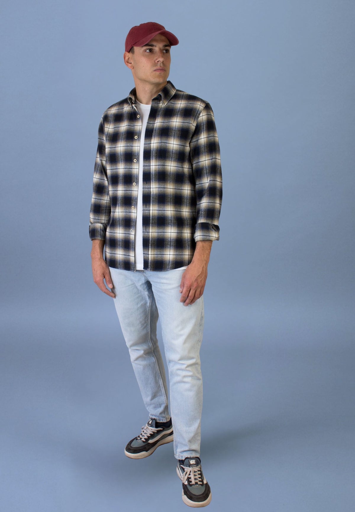 Chemise Oxford à rayures roses