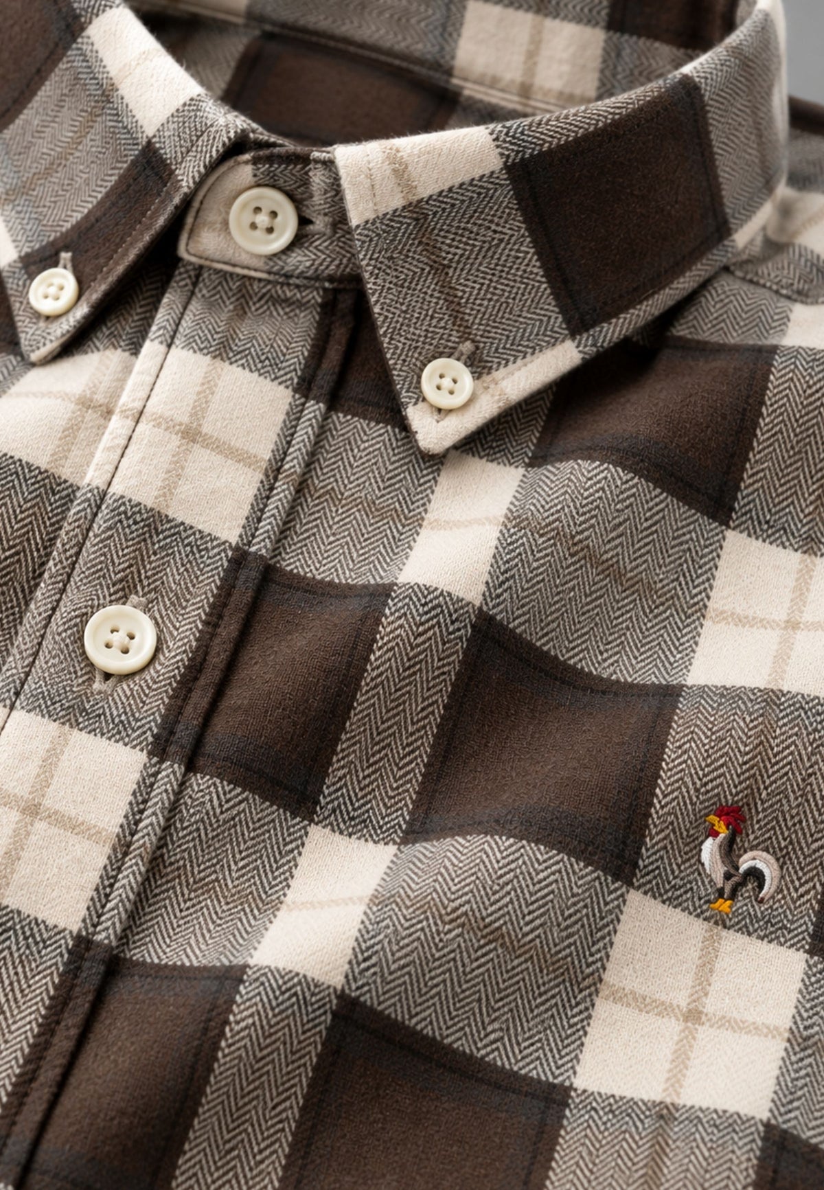 Chemise Oxford à rayures roses