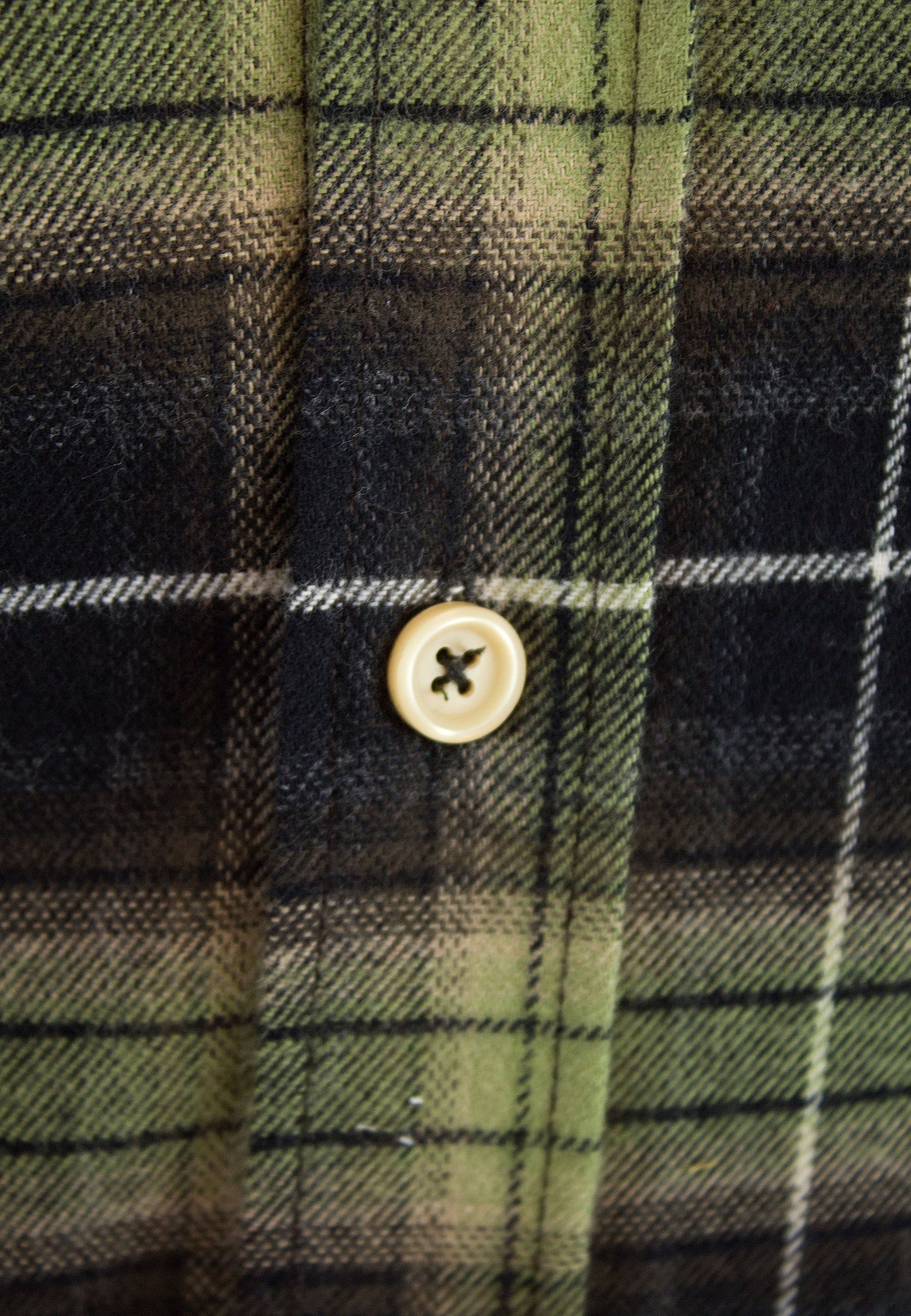 Camisa marino de cuadros verdes