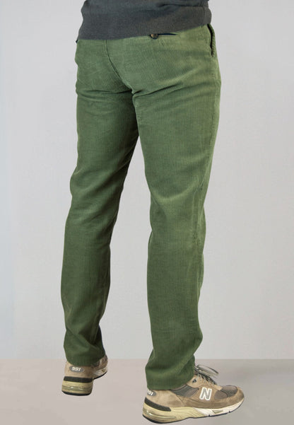 Men's black elasticated chino pants