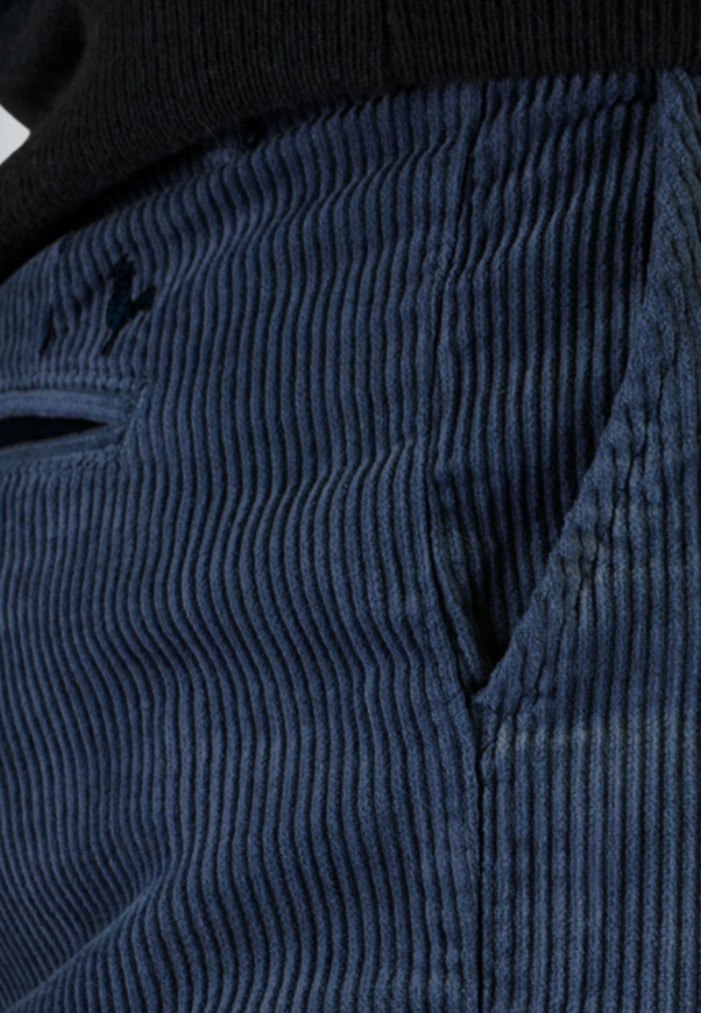 Men's black elasticated chino pants