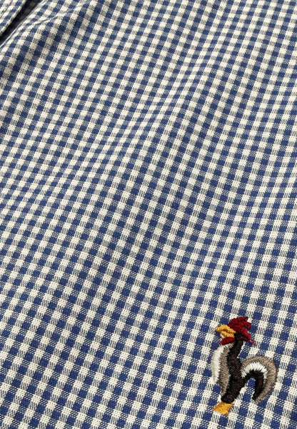 Chemise vichy bleu clair