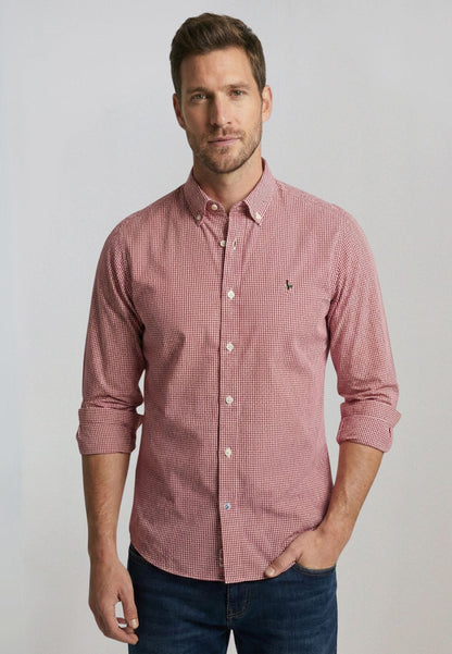 Light blue gingham shirt