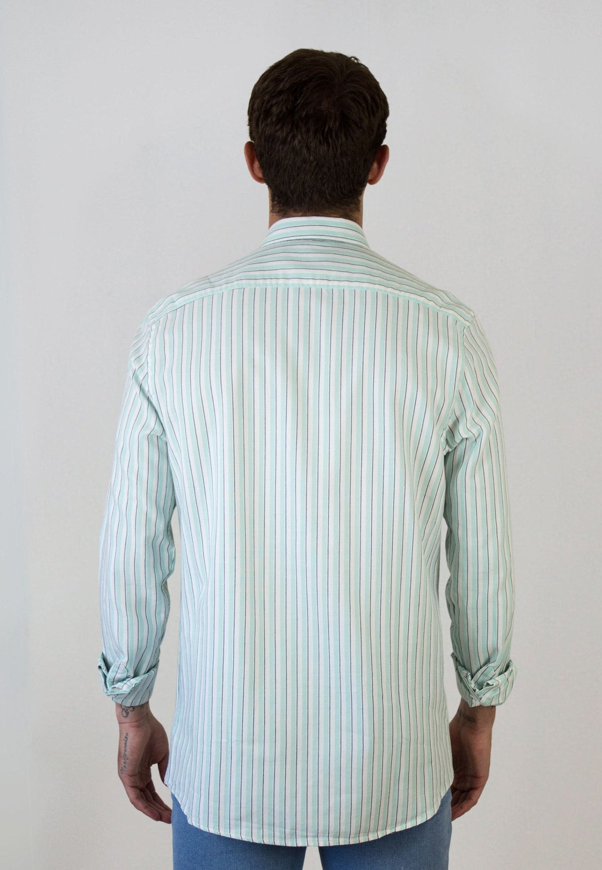 Light blue washed oxford shirt