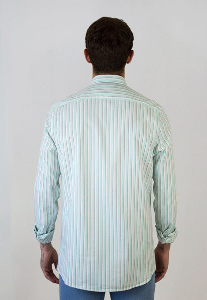 Light blue washed oxford shirt