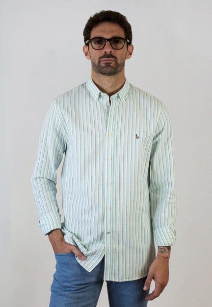 Light blue washed oxford shirt