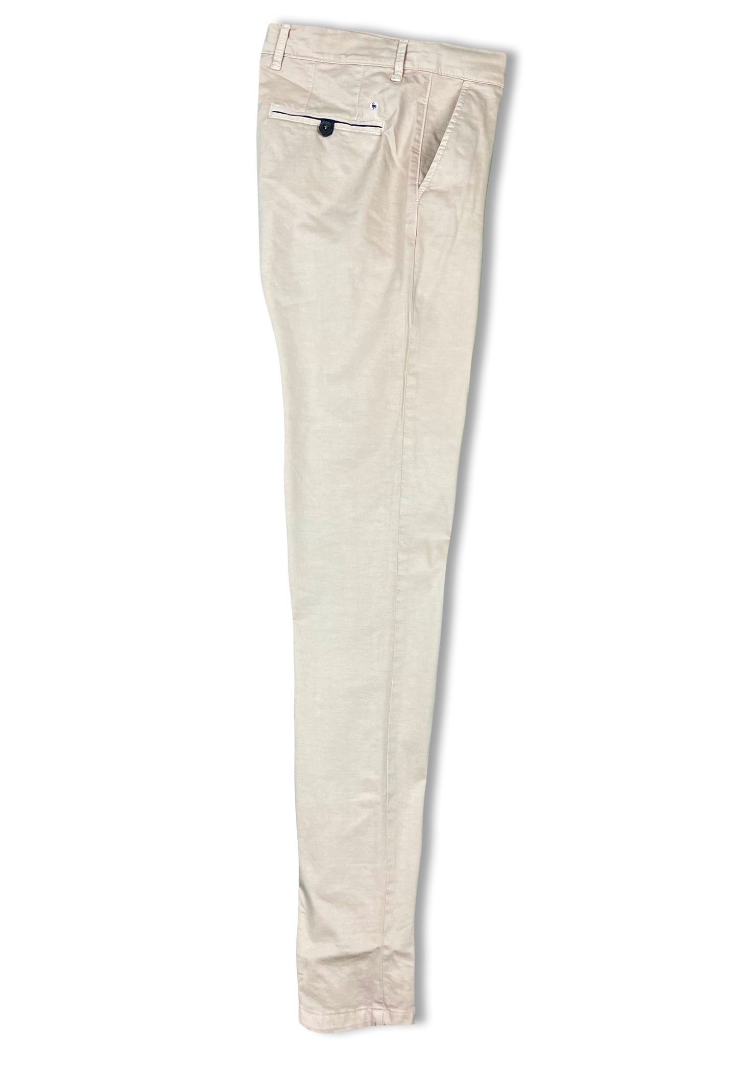 Men's black elasticated chino pants