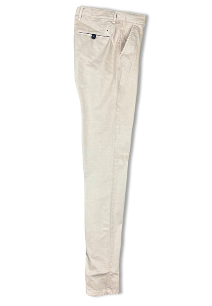 Men's black elasticated chino pants