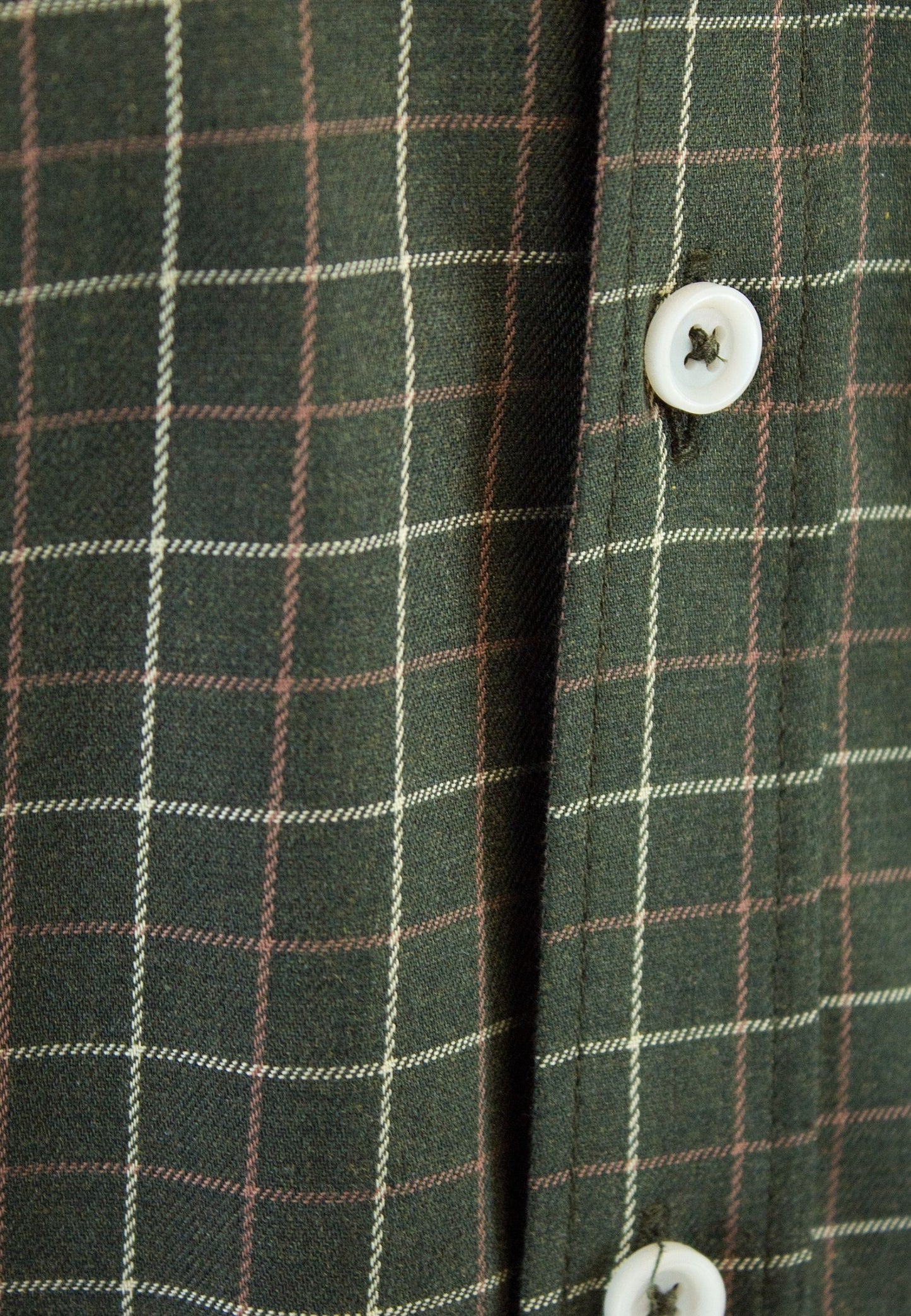 Camisa de cuadro en tonos verdes