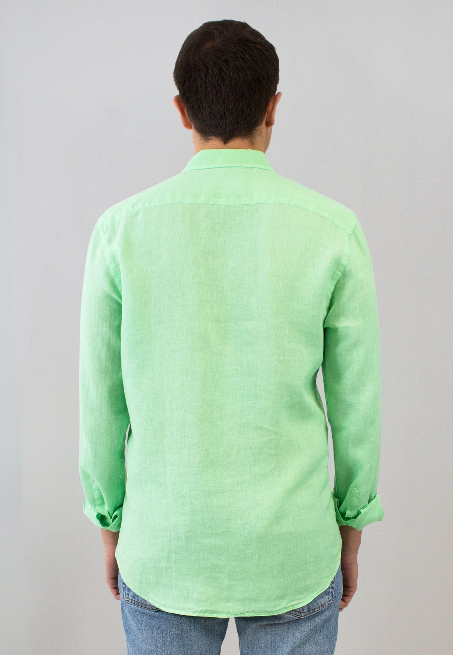 Chemise à carreaux roses