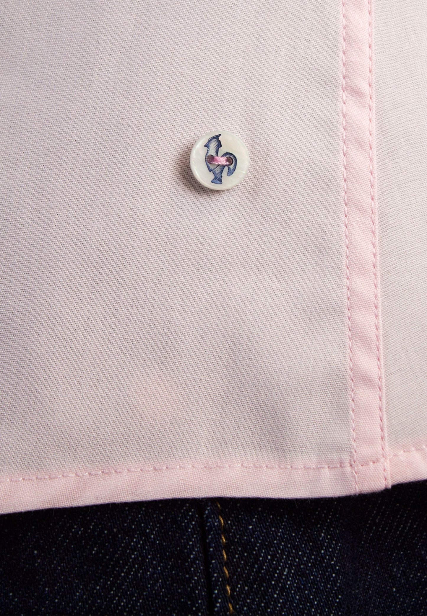 Chemise vichy bleu clair
