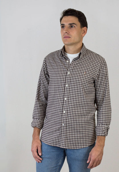 Camisa de dama marrones