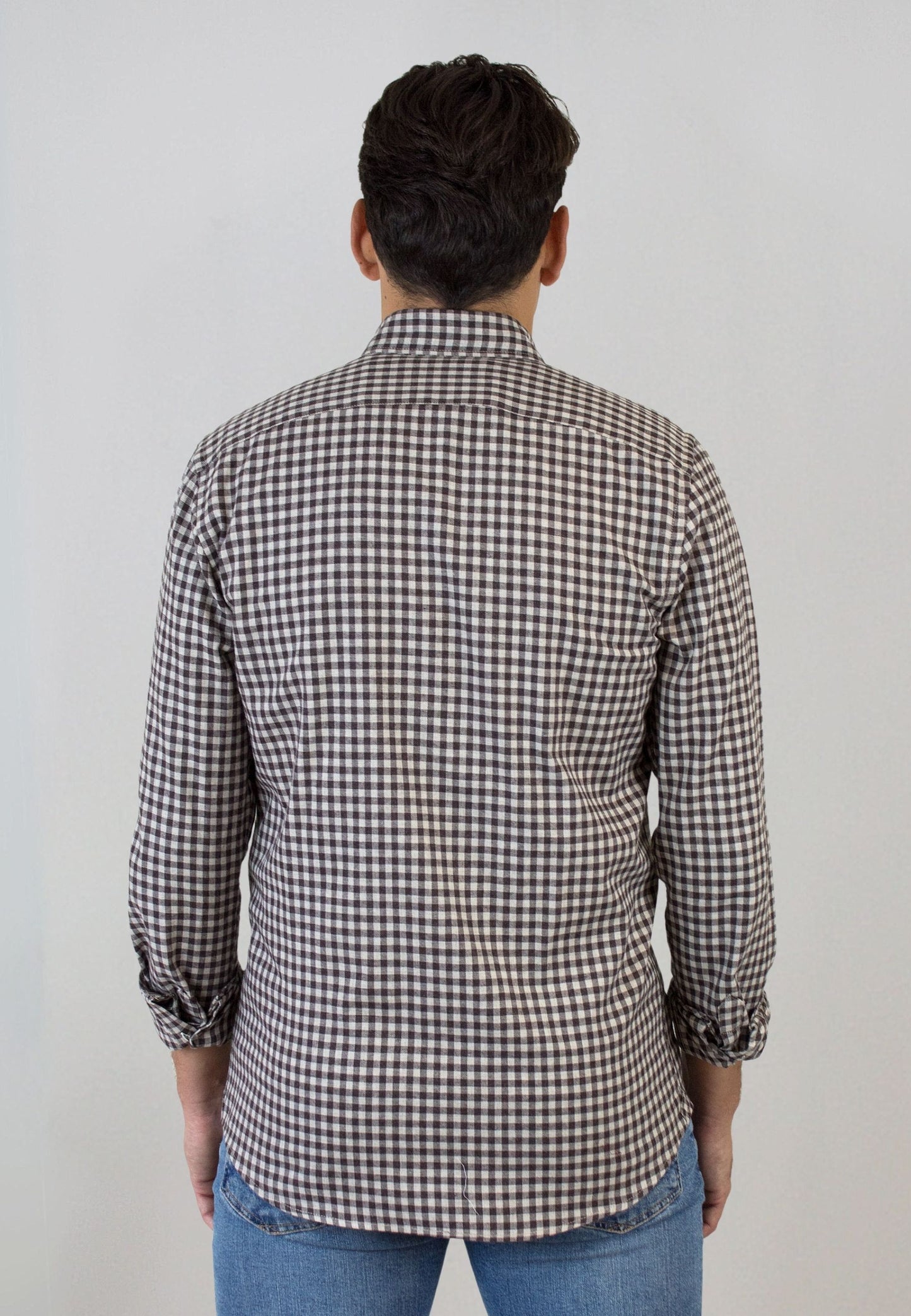 Camisa de dama marrones