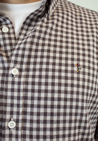 Camisa de dama marrones