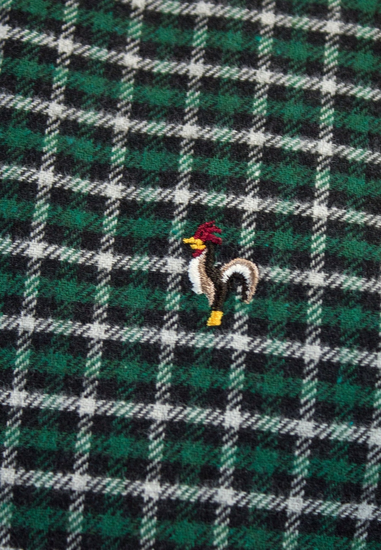 Camisa de cuadros verdes