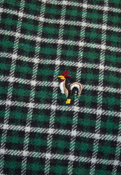 Camisa de cuadros verdes
