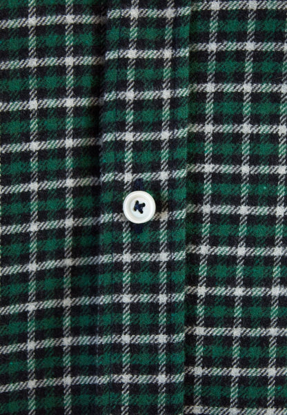 Camisa de cuadros verdes