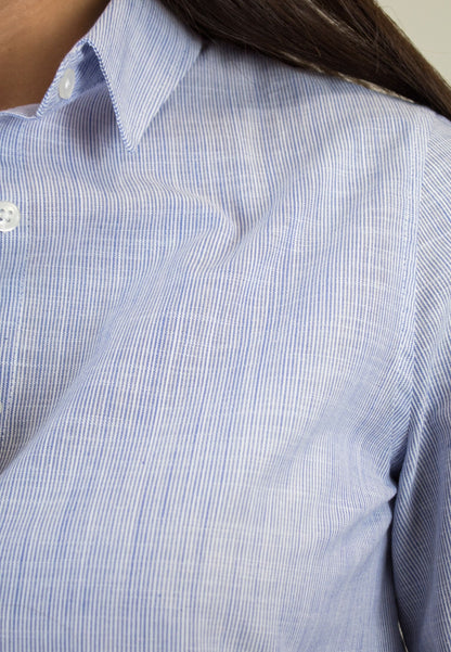 Chemise vichy bleu clair