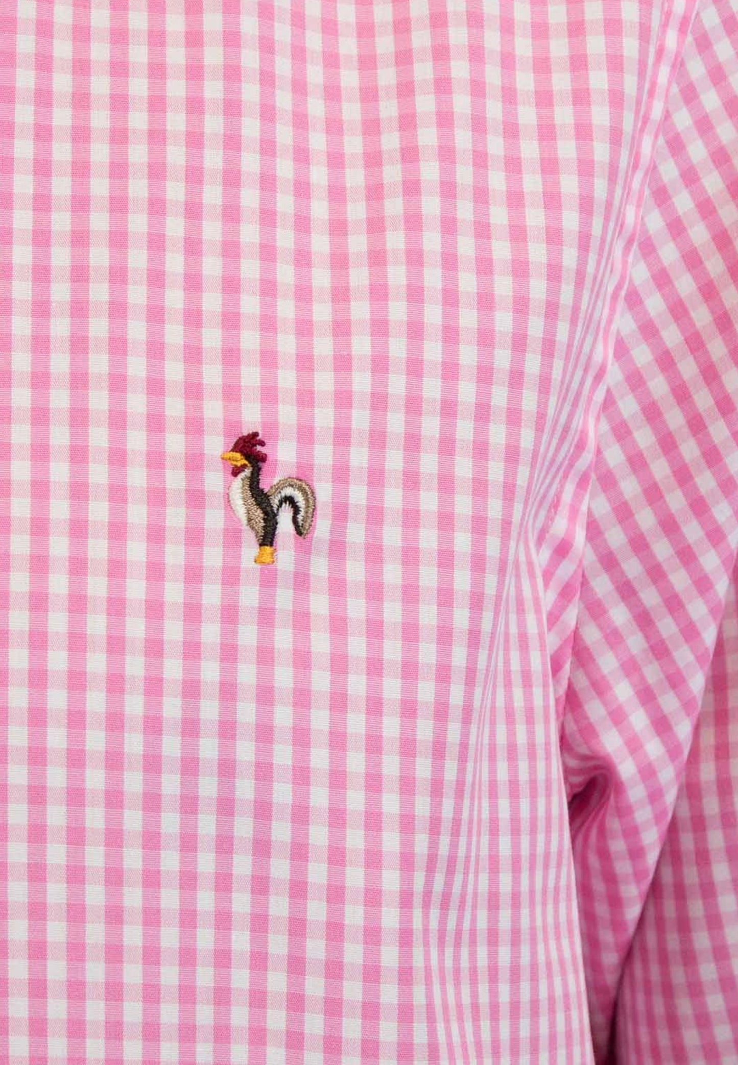 Green gingham shirt