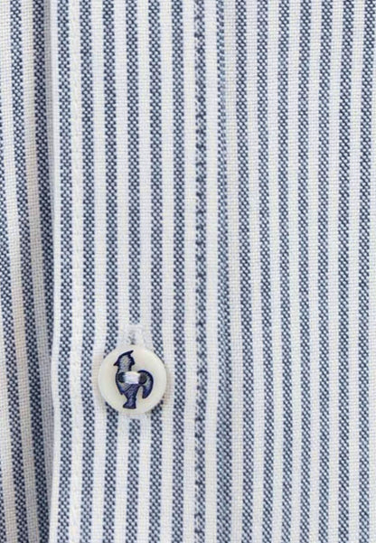 Tejido Oxford raya marino 100% algodón