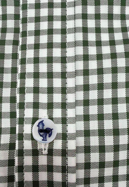 Tejido vichy verde 100% algodón
