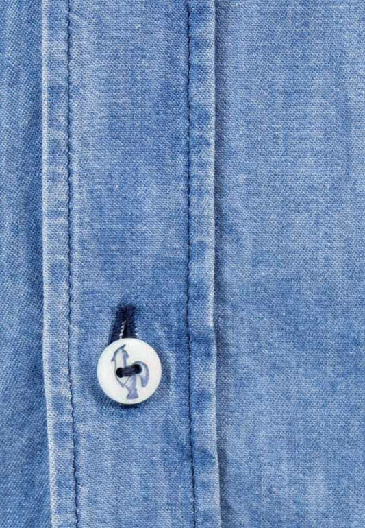 Tejido denim bleached 100% algodón