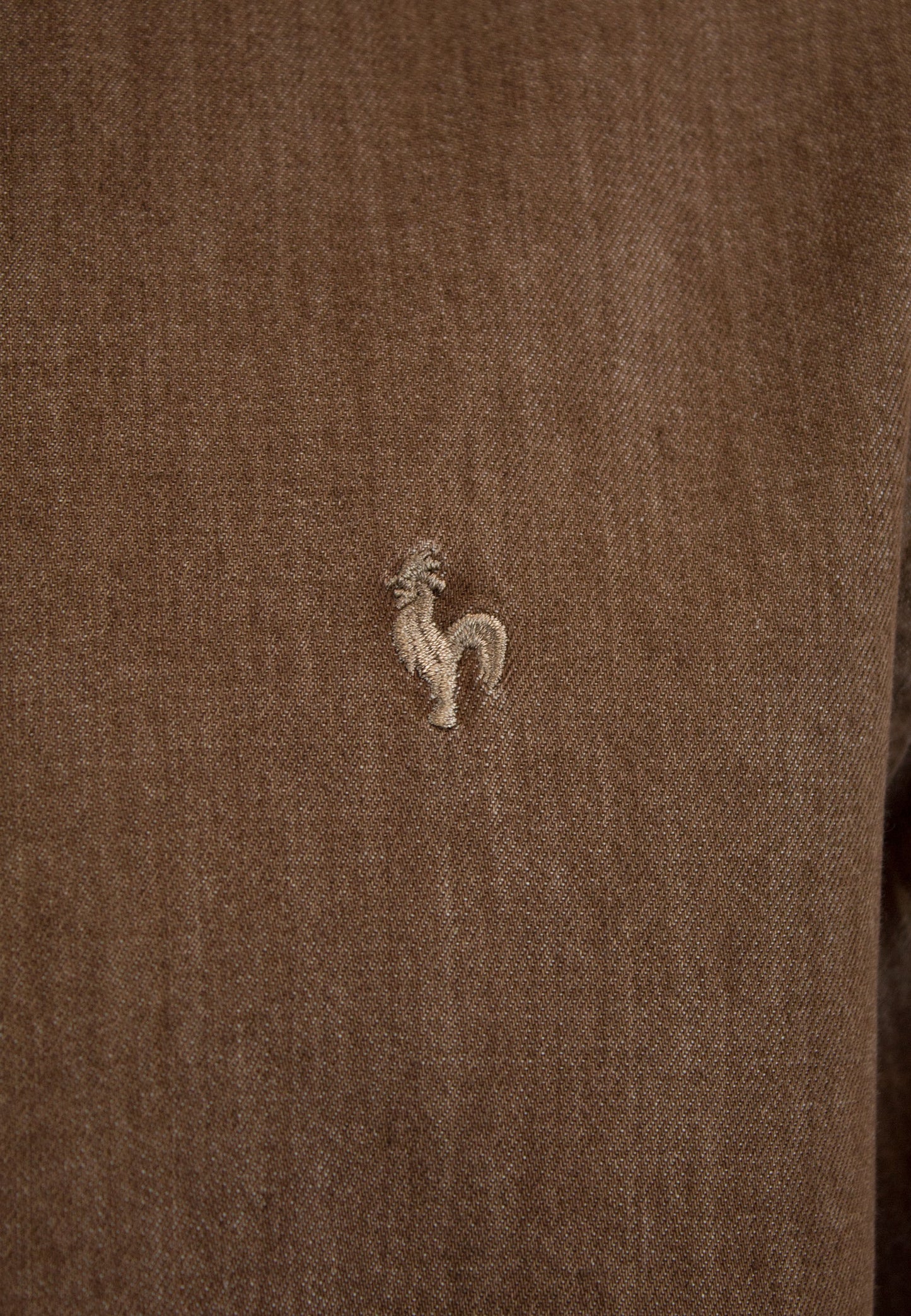 Bleached denim shirt