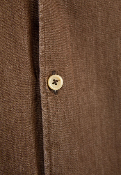 Bleached denim shirt