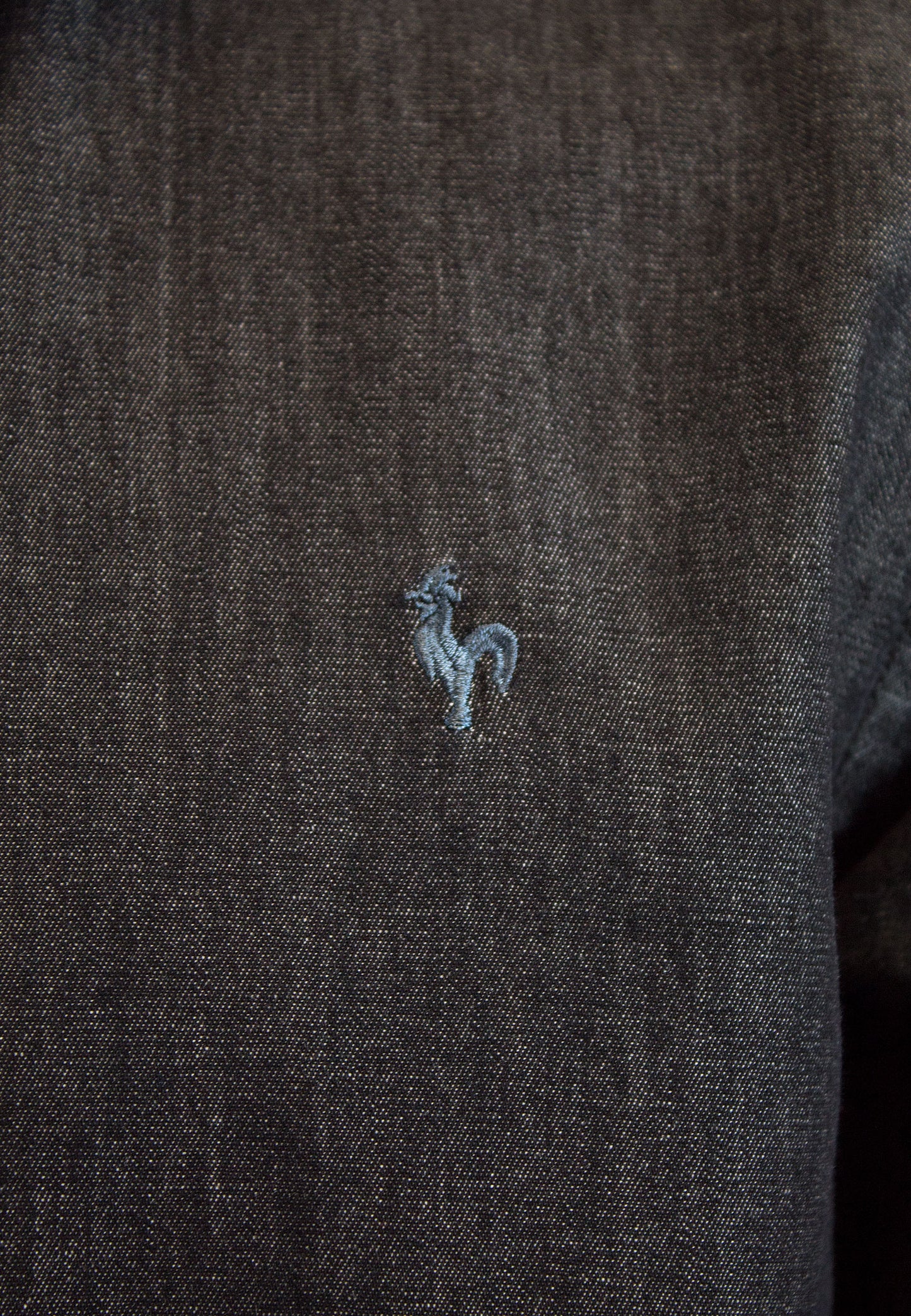 Bleached denim shirt