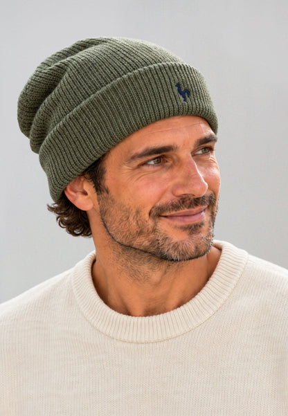 Gorro slouchy kaki